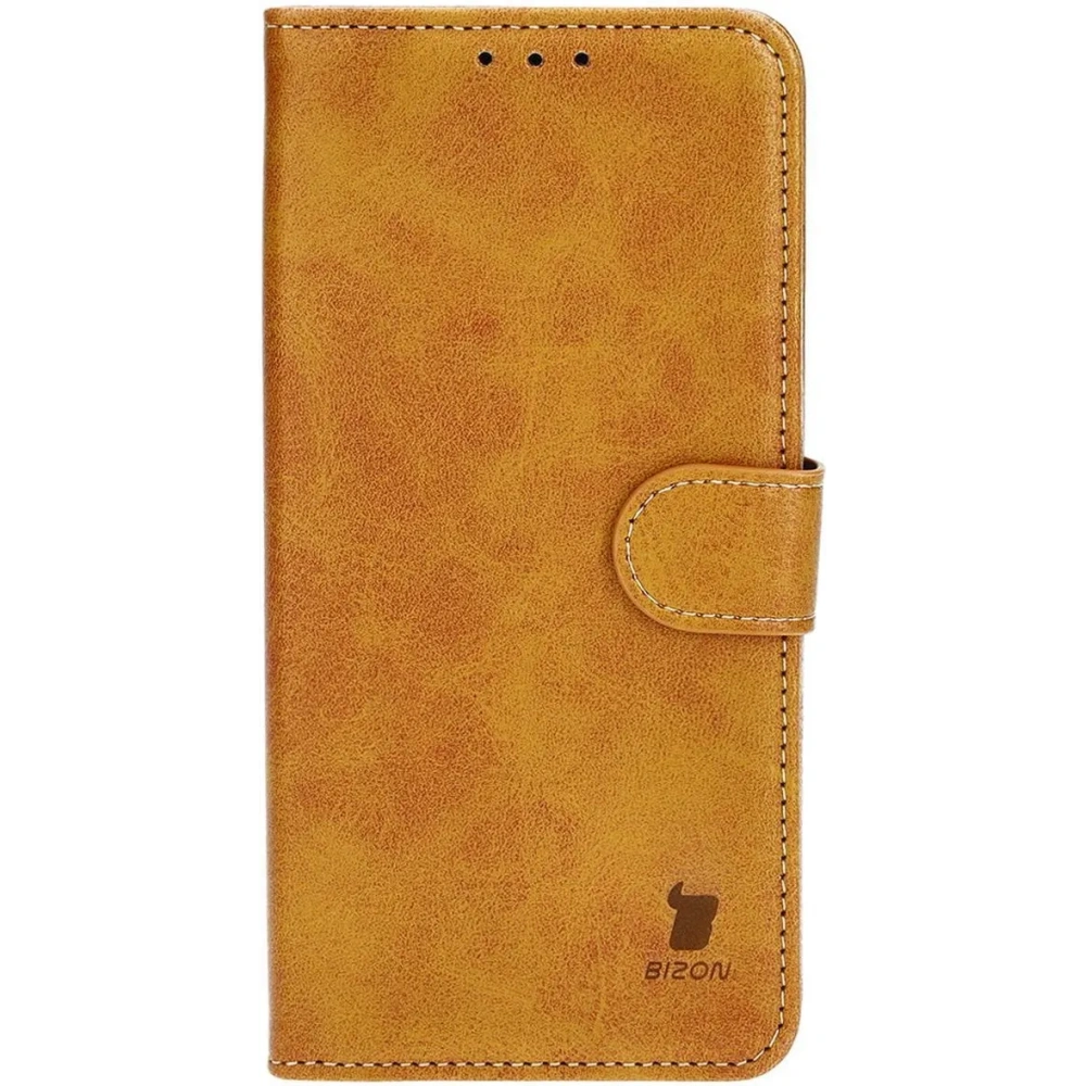 Etui z klapką Bizon Case Pocket do Samsung Galaxy S23 Plus brązowe