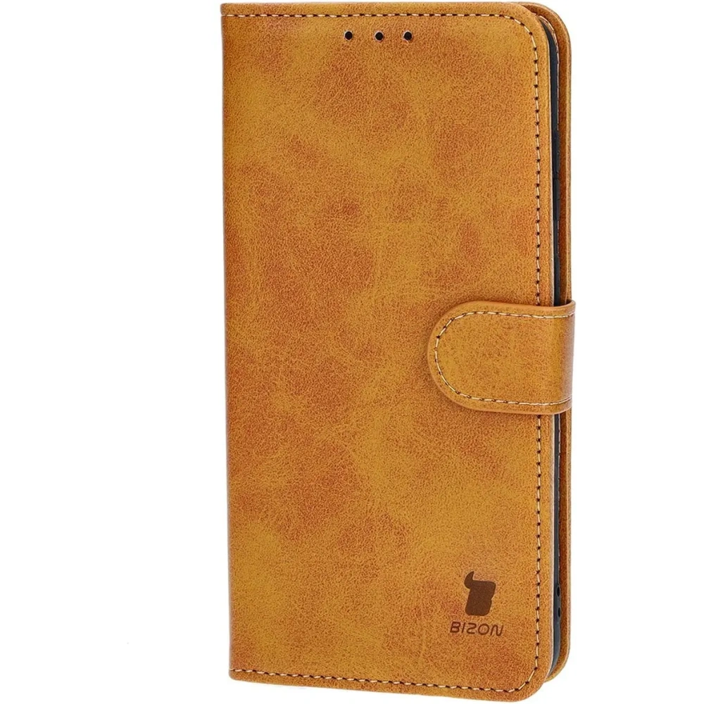 Etui z klapką Bizon Case Pocket do Samsung Galaxy S23 Plus brązowe