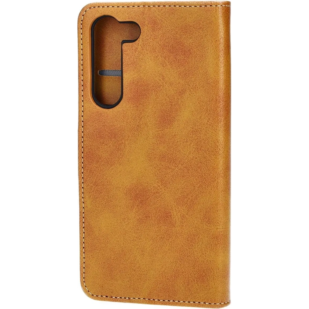 Etui z klapką Bizon Case Pocket do Samsung Galaxy S23 Plus brązowe