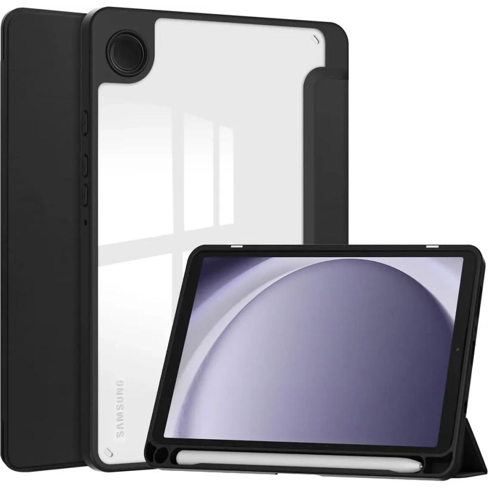 Etui Bizon Case Tab Clear Matt do Samsung Galaxy Tab A9 czarne