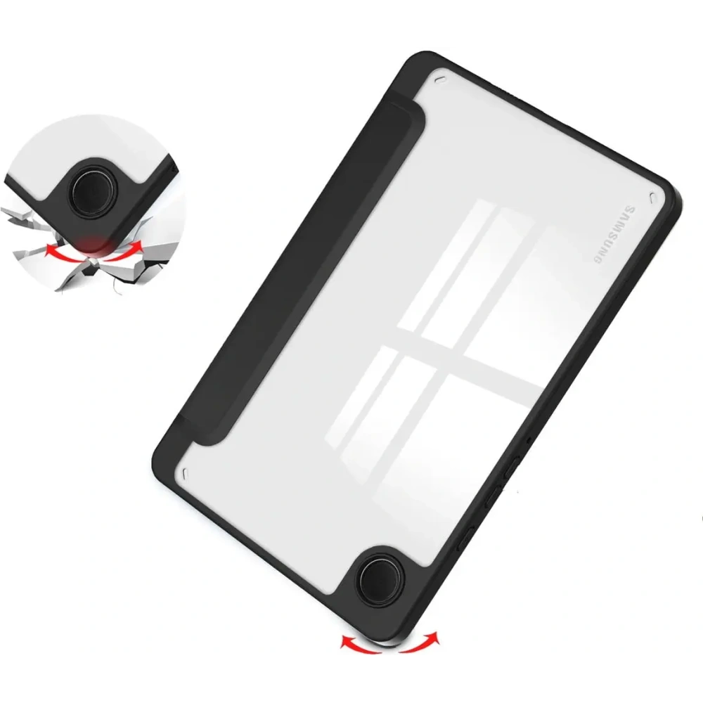 Etui Bizon Case Tab Clear Matt do Samsung Galaxy Tab A9 czarne