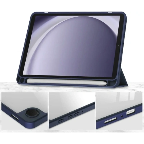 Kup Bizon Case Tab Clear Matt Samsung Galaxy Tab A9 marineblau - BIZ3638 - {ean13} - Sklep Home Screen