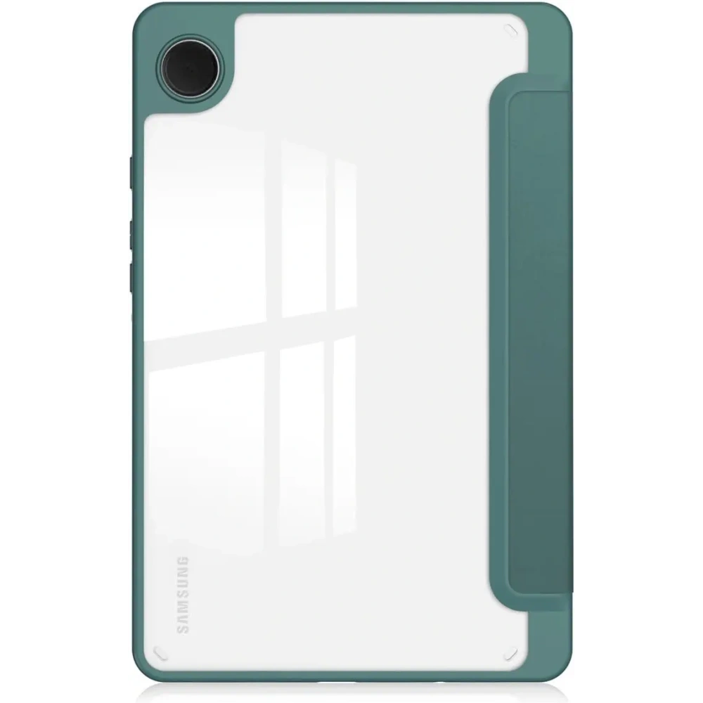 Etui Bizon Case Tab Clear Matt do Samsung Galaxy Tab A9 ciemnozielone