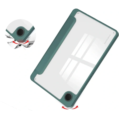 Kup Etui Bizon Case Tab Clear Matt do Samsung Galaxy Tab A9 tmavě zelené - BIZ3639 - {ean13} - Sklep Home Screen