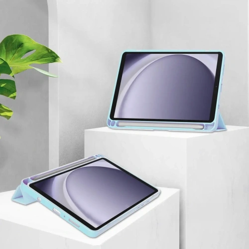 Kup Etui Bizon Case Tab Clear Matt do Samsung Galaxy Tab A9 błękitne - BIZ3641 - {ean13} - Sklep Home Screen