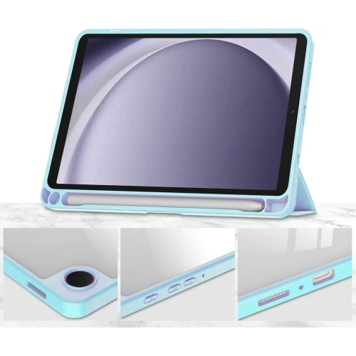 Kup Etui Bizon Case Tab Clear Matt do Samsung Galaxy Tab A9 błękitne - BIZ3641 - {ean13} - Sklep Home Screen