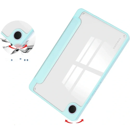 Kup Etui Bizon Case Tab Clear Matt do Samsung Galaxy Tab A9 błękitne - BIZ3641 - {ean13} - Sklep Home Screen