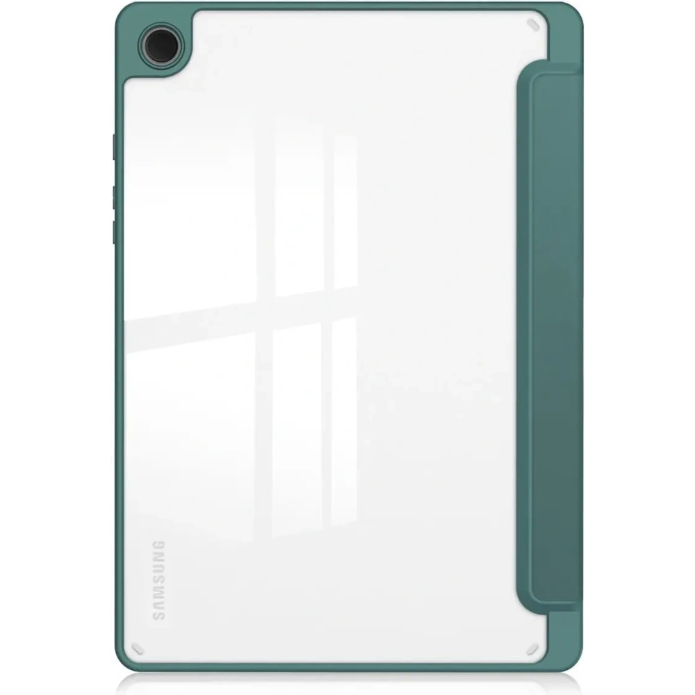 Etui Bizon Case Tab Clear Matt do Samsung Galaxy Tab A9 Plus ciemnozielone