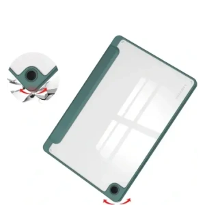 Kup Etui Bizon Case Tab Clear Matt do Samsung Galaxy Tab A9 Plus ciemnozielone - BIZ3642 - {ean13} - Sklep Home Screen