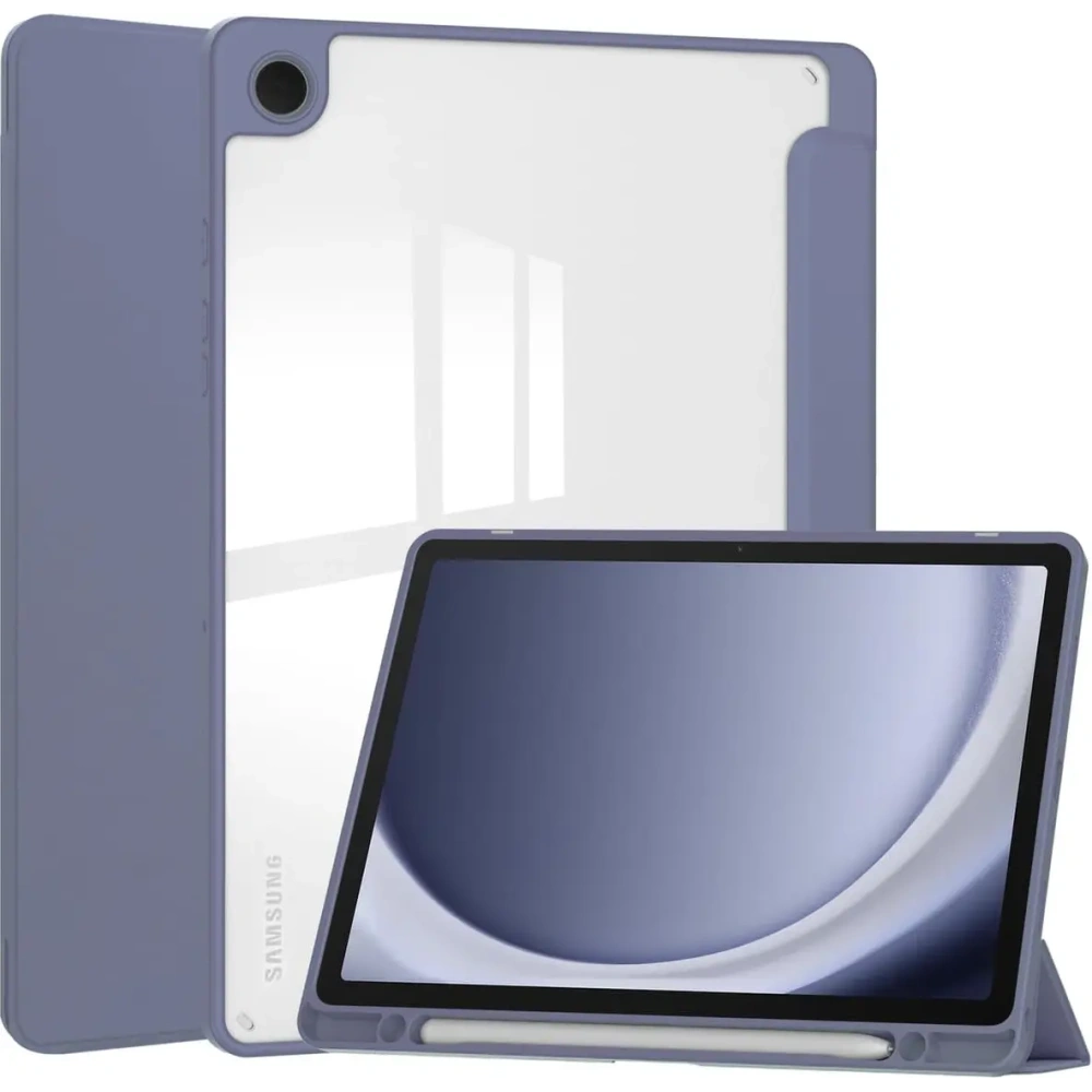 Etui Bizon Case Tab Clear Matt do Samsung Galaxy Tab A9 Plus lawendowe