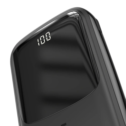 Kup Powerbank Baseus Qpow USB-C kábellel, 10000mAh, 3A, 15W (fekete) - BSU1428BLK - {ean13} - Sklep Home Screen
