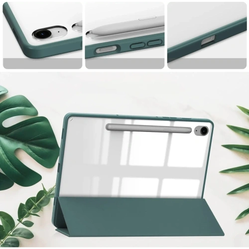 Kup Bizon Case Tab Clear Matt Samsung Galaxy Tab S9 / S9 FE sötétzöld - BIZ3645 - {ean13} - Sklep Home Screen
