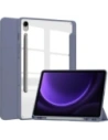 Etui Bizon Case Tab Clear Matt do Samsung Galaxy Tab S9 / S9 FE levandulové