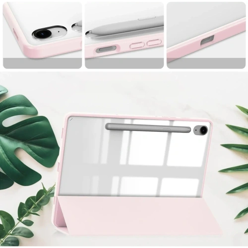 Kup Etui Bizon Case Tab Clear Matt do Samsung Galaxy Tab S9 / S9 FE jasnoróżowe - BIZ3647 - {ean13} - Sklep Home Screen