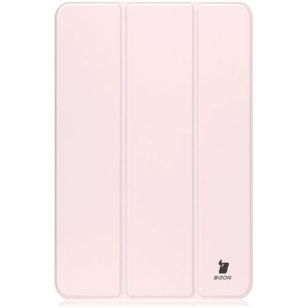 Etui Bizon Case Tab Clear Matt do Samsung Galaxy Tab S9 / S9 FE jasnoróżowe