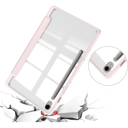 Kup Etui Bizon Case Tab Clear Matt do Samsung Galaxy Tab S9 / S9 FE jasnoróżowe - BIZ3647 - {ean13} - Sklep Home Screen