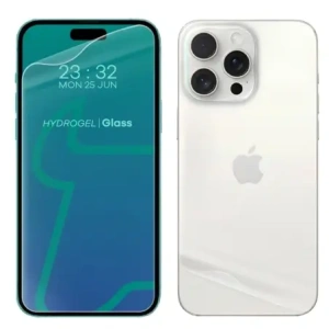 Kup Folia hydrożelowa na tył i przód Bizon Glass Hydrogel Pack do Apple iPhone 15 Pro Max - BIZ3648 - {ean13} - Sklep Home Screen