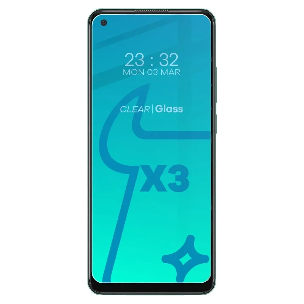 3x Szkło na ekran + szkło na aparat BIZON Clear do Oppo A78 4G