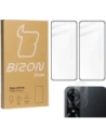 BIZON Edge 2x sticlă pentru ecran + sticlă pentru cameră Oppo A78 4G