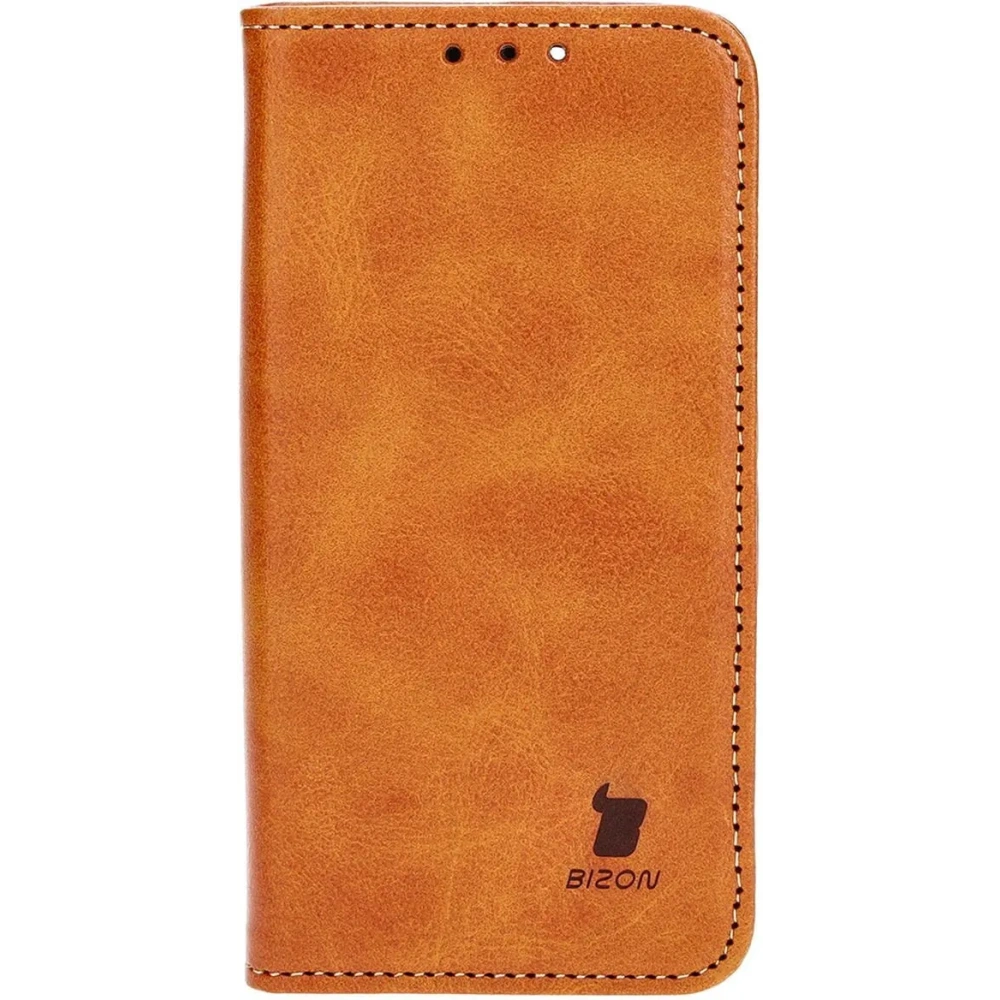 Etui z klapką Bizon Case Pocket Pro do Apple iPhone 13 Mini brązowe