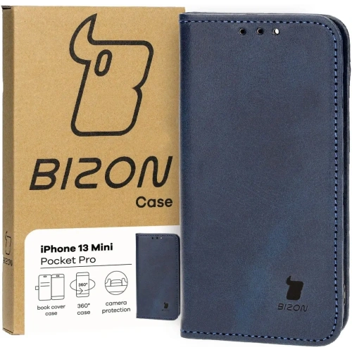 Kup Etui z klapką Bizon Case Pocket Pro do Apple iPhone 13 Mini modré - BIZ3653 - {ean13} - Sklep Home Screen