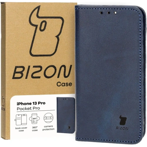 Kup Etui s klopou Bizon Case Pocket Pro pro Apple iPhone 13 Pro modré - BIZ3655 - {ean13} - Sklep Home Screen