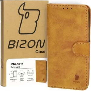 Kup Etui z klapką Bizon Case Pocket do Apple iPhone 14 brązowe - BIZ3658 - {ean13} - Sklep Home Screen