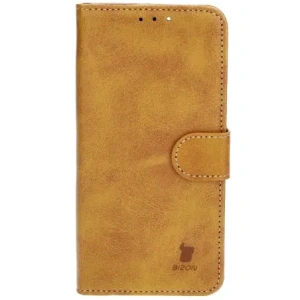 Kup Etui z klapką Bizon Case Pocket do Apple iPhone 14 brązowe - BIZ3658 - {ean13} - Sklep Home Screen