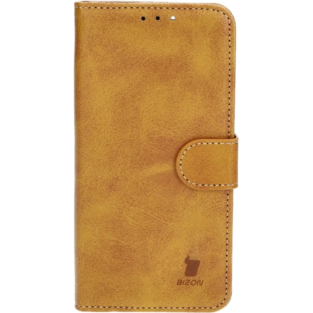 Etui z klapką Bizon Case Pocket do Apple iPhone 14 brązowe