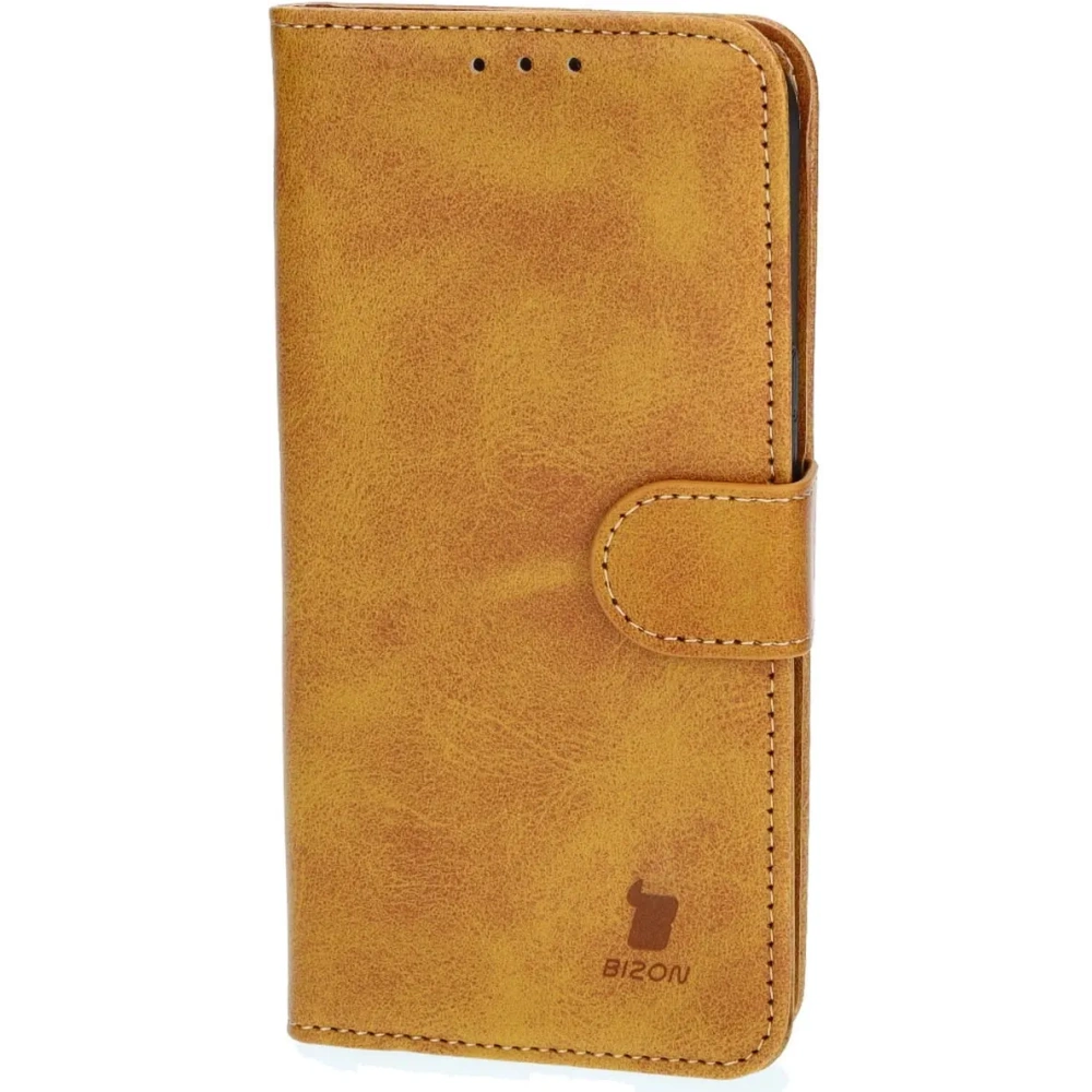 Etui z klapką Bizon Case Pocket do Apple iPhone 14 brązowe