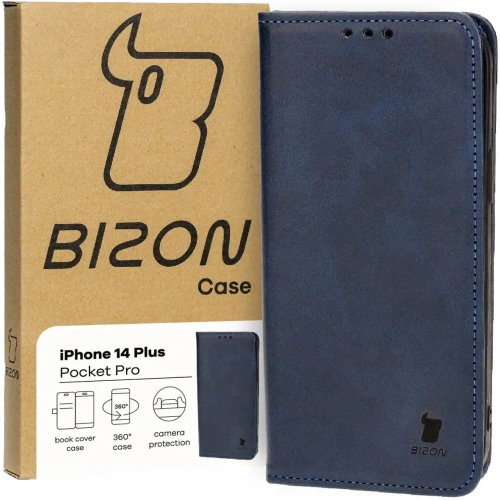 Kup Etui z klapką Bizon Case Pocket Pro do Apple iPhone 14 Plus granatowe - BIZ3659 - {ean13} - Sklep Home Screen