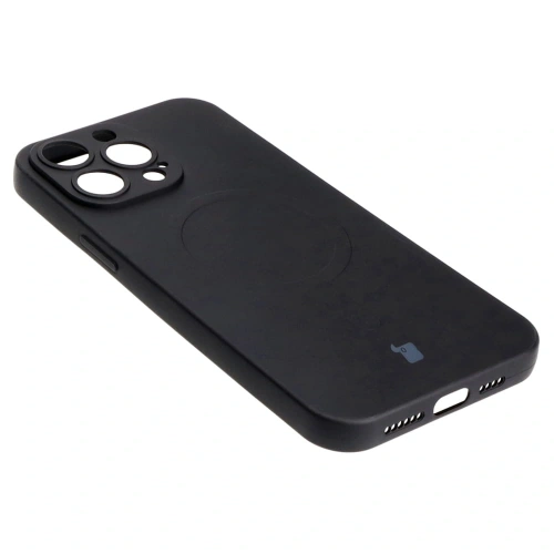 Kup Etui silikonowe z pierścieniem magnetycznym Bizon Case Silicone Magnetic do Apple iPhone 14 Pro Max czarne - BIZ3660 - {ean13} - Sklep Home Screen