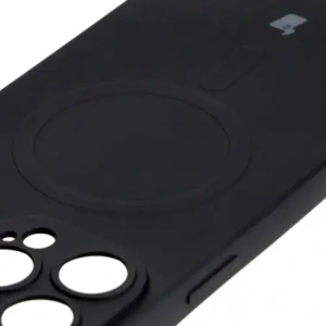 Kup Silikonové pouzdro s magnetickým kroužkem Bizon Case Silicone Magnetic pro Apple iPhone 14 Pro Max černé - BIZ3660 - {ean13} - Sklep Home Screen