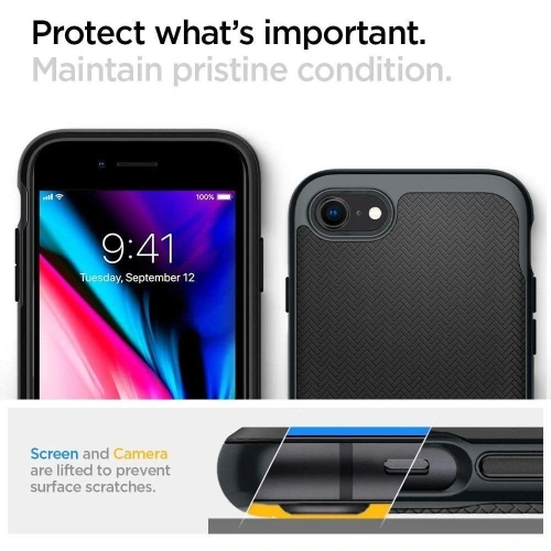Kup Etui Spigen Neo Hybrid Apple iPhone SE 2022/SE 2020/8/7 2020 Metal Slate - SPN1055MTL - {ean13} - Sklep Home Screen