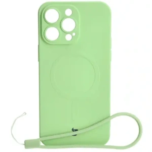 Kup Etui silikonové s magnetickým kroužkem Bizon Case Silicone Magnetic pro Apple iPhone 14 Pro Max světle zelené - BIZ3661 - {ean13} - Sklep Home Screen