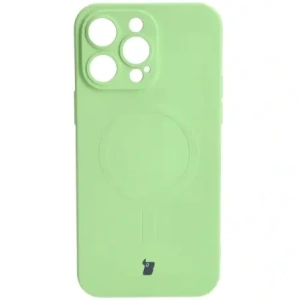 Kup Etui silikonové s magnetickým kroužkem Bizon Case Silicone Magnetic pro Apple iPhone 14 Pro Max světle zelené - BIZ3661 - {ean13} - Sklep Home Screen