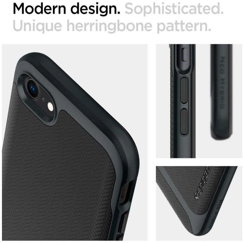 Kup Etui Spigen Neo Hybrid Apple iPhone SE 2022/SE 2020/8/7 2020 Metal Slate - SPN1055MTL - {ean13} - Sklep Home Screen