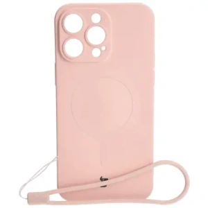 Kup Etui silikonové s magnetickým kroužkem Bizon Case Silicone Magnetic pro Apple iPhone 14 Pro Max světle růžové - BIZ3662 - {ean13} - Sklep Home Screen