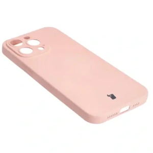 Kup Etui silikonové s magnetickým kroužkem Bizon Case Silicone Magnetic pro Apple iPhone 14 Pro Max světle růžové - BIZ3662 - {ean13} - Sklep Home Screen