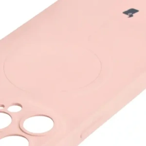 Kup Etui silikonové s magnetickým kroužkem Bizon Case Silicone Magnetic pro Apple iPhone 14 Pro Max světle růžové - BIZ3662 - {ean13} - Sklep Home Screen