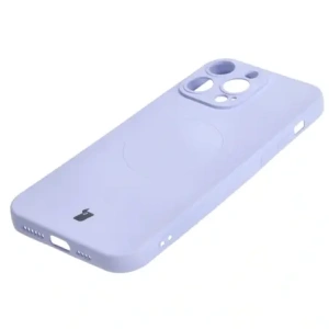 Kup Etui silikonowe z pierścieniem magnetycznym Bizon Case Silicone Magnetic do Apple iPhone 14 Pro Max jasnofioletowe - BIZ3663 - {ean13} - Sklep Home Screen