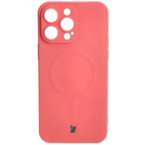 Kup Etui silikonové s magnetickým kroužkem Bizon Case Silicone Magnetic pro Apple iPhone 14 Pro Max v barvě špinavě růžové - BIZ3665 - {ean13} - Sklep Home Screen