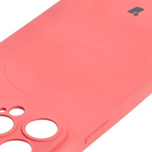 Kup Etui silikonové s magnetickým kroužkem Bizon Case Silicone Magnetic pro Apple iPhone 14 Pro Max v barvě špinavě růžové - BIZ3665 - {ean13} - Sklep Home Screen