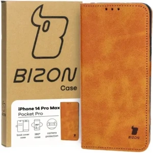 Kup Etui z klapką Bizon Case Pocket Pro do Apple iPhone 14 Pro Max hnědé - BIZ3666 - {ean13} - Sklep Home Screen