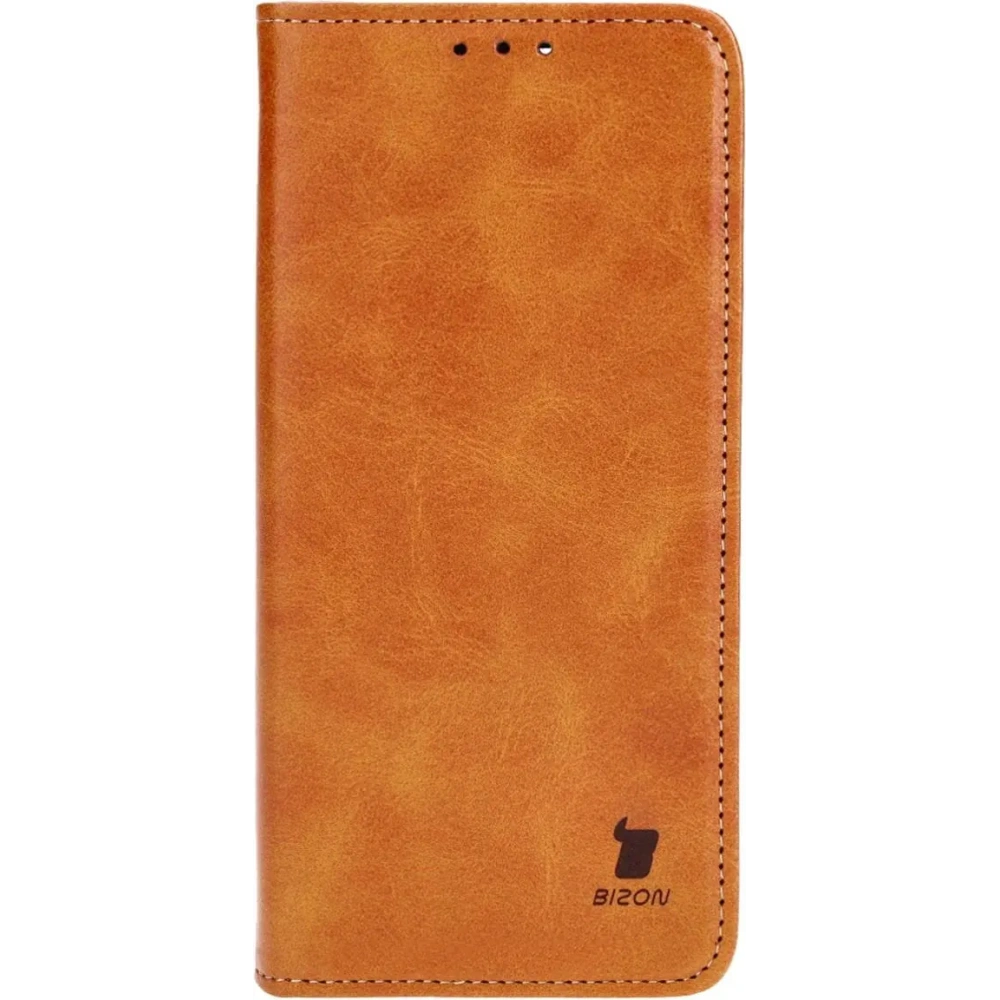 Etui z klapką Bizon Case Pocket Pro do Apple iPhone 14 Pro Max brązowe