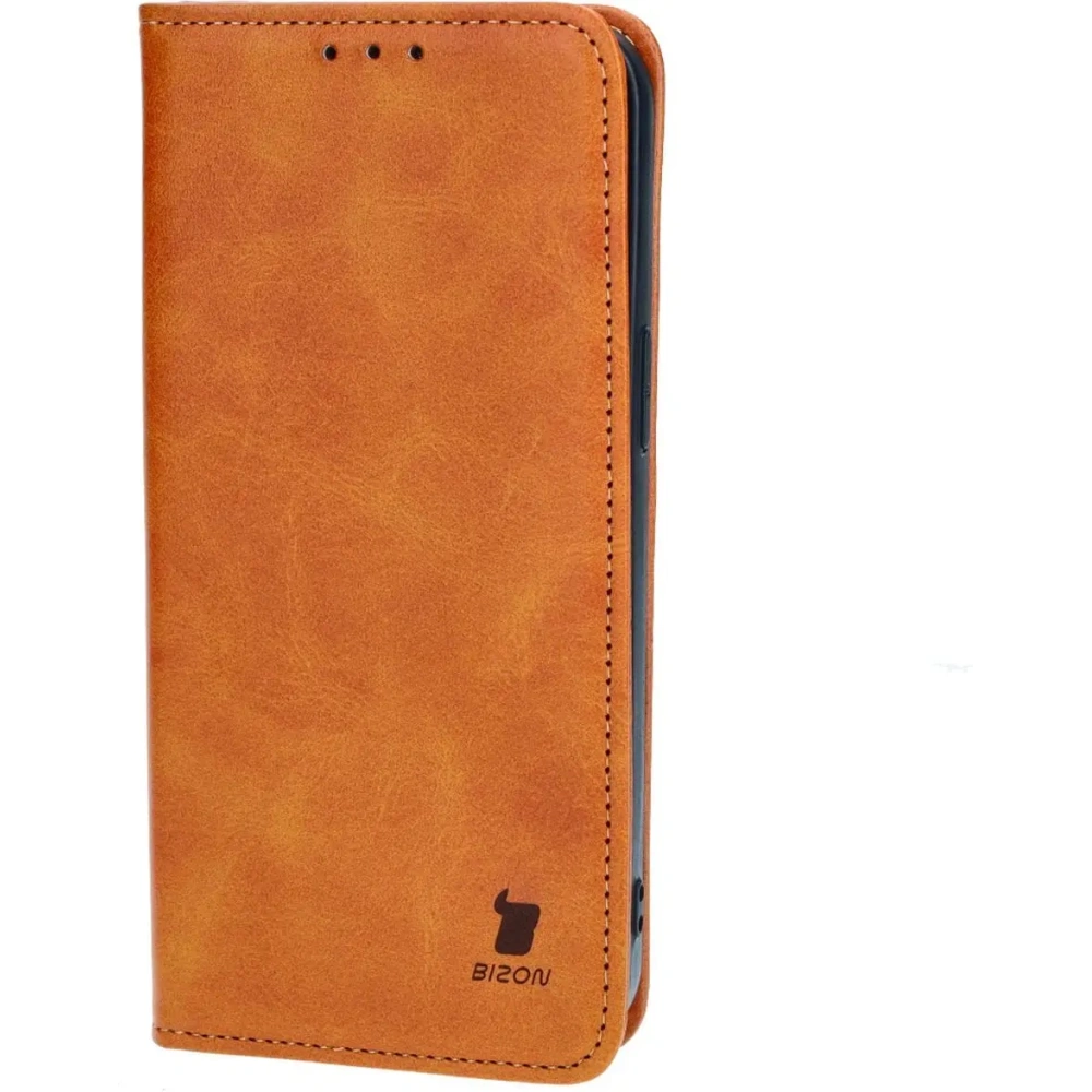 Etui z klapką Bizon Case Pocket Pro do Apple iPhone 14 Pro Max brązowe