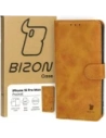 Etui z klapką Bizon Case Pocket do Apple iPhone 15 Pro Max hnědé