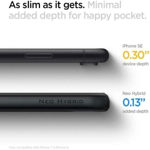 Etui Spigen Neo Hybrid Apple iPhone SE 2022/SE 2020/8/7 2020 Metal Slate