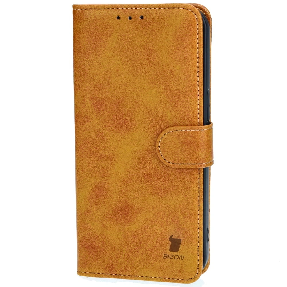 Etui z klapką Bizon Case Pocket do Apple iPhone 15 Pro Max brązowe