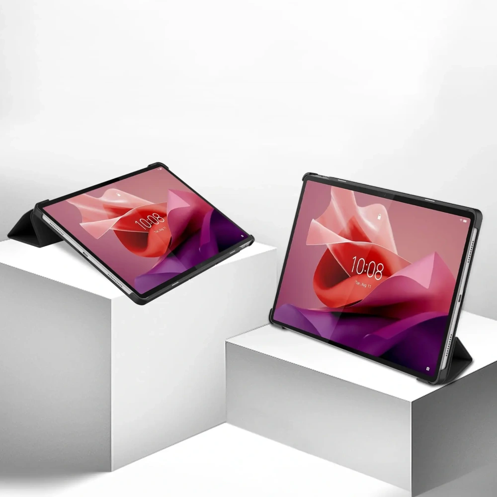 Etui Bizon Case Tab Croc do Lenovo Tab P12 12.7 TB 370 czarne